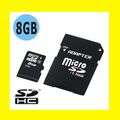 8GB Micro HCSD Memory card with Adapter ****Brand New****