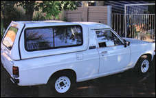 Nissan 1400 Club Canopy - white 3 years old