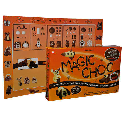 Magic Choc - Deluxe Activity Pack (Flexible & edible Belgian chocolate with superb play value!)