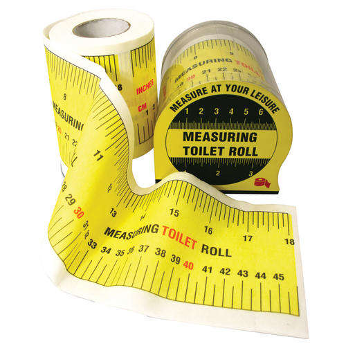 Measuring Tape Toilet Roll (Yuppie Gadgets)