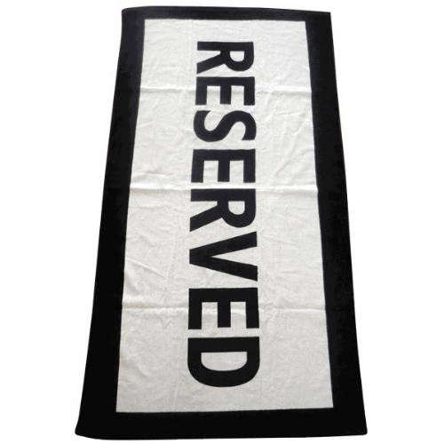 RESERVED Beach Towel (Yuppie Gadgets)