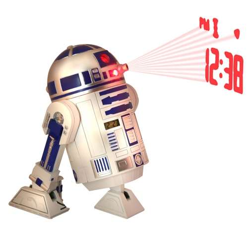 Star Wars R2D2 Projection Alarm Clock (Yuppie Gadgets)