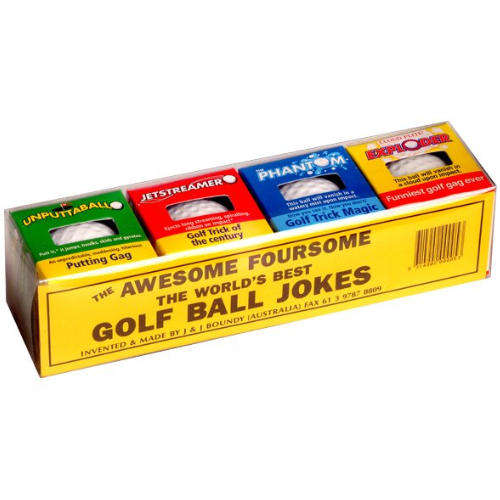 Trick Golf Balls Awesome Foursome (Yuppie Gadgets)