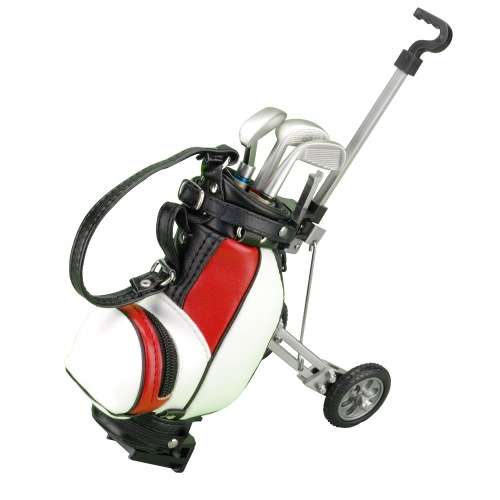 Miniature Golf Bag Pen Holder (Yuppie Gadgets)