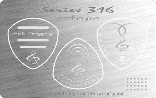 Wallet Guitar Plectrums - Wallet Tools - (Touch of Ginger / Yuppie Gadgets)