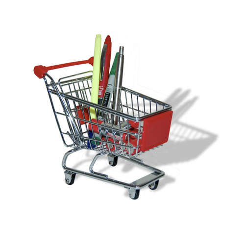 Mini Shopping Trolley  - (ThumbsUp! / Yuppie Gadgets)