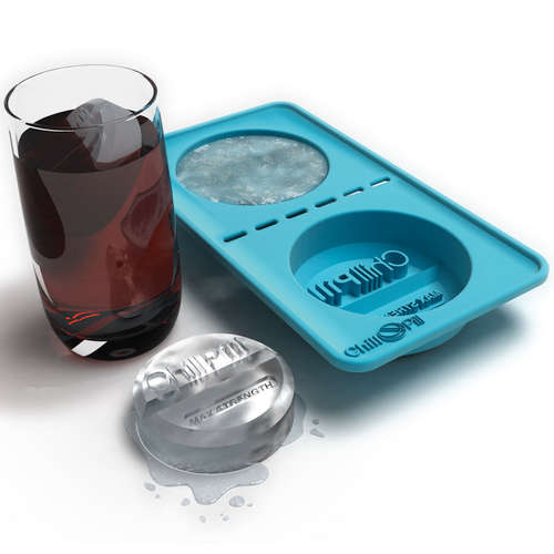 Chill Pill Ice Tray giant ice cube maker (Luckies / Yuppie Gadgets)