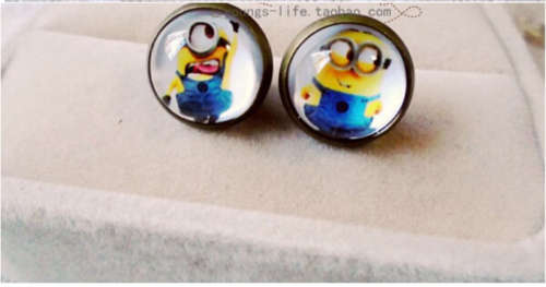Minion Earrings (4 Singles For 1 Bid)