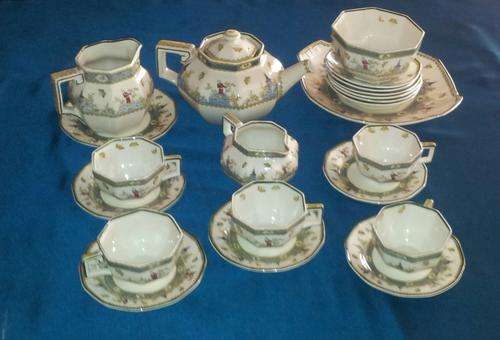 1912-1919 Royal Doulton "Mandarin" Tea Set "21 PIECES IN TOTAL"