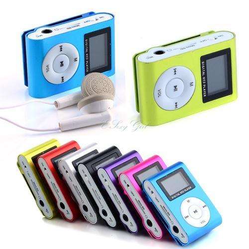 2015 Rechargeable New LCD Screen Metal Mini Clip MP3 Player - Door delivery R150