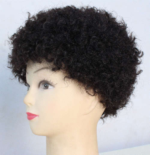 Dry Perm Wig - Colour Brown