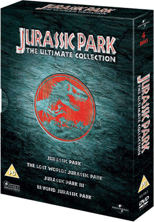 Jurassic Park: The Ultimate Collection 4 DVD Boxset