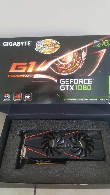 Gigabyte GeForce GTX1060 G1 Gaming Graphics Card
