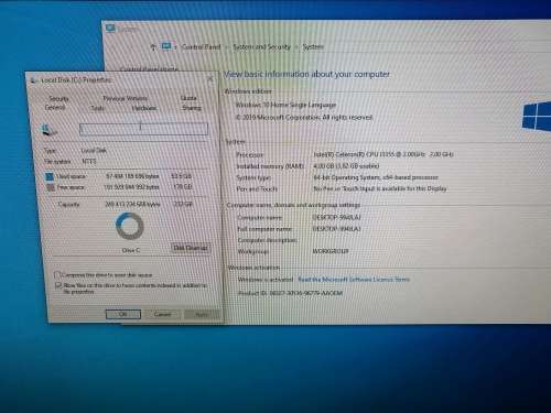 Lenovo All in One 310 Desktop PC