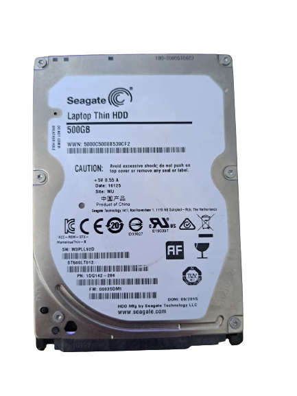 Seagate 500GB 2.5` Thin HDD