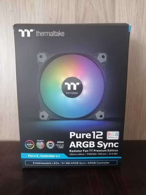 Pure 12 ARGB Sync Radiator Fan TT Premium Edition (3-Fan Pack)