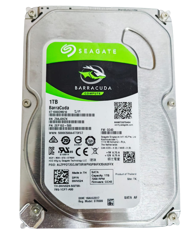 Seagate 1TB 3.5` HDD