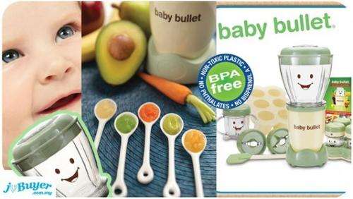 MAGIC BULLET= BABY BULLET  make an entire week of nutritious baby food in 5 minutes