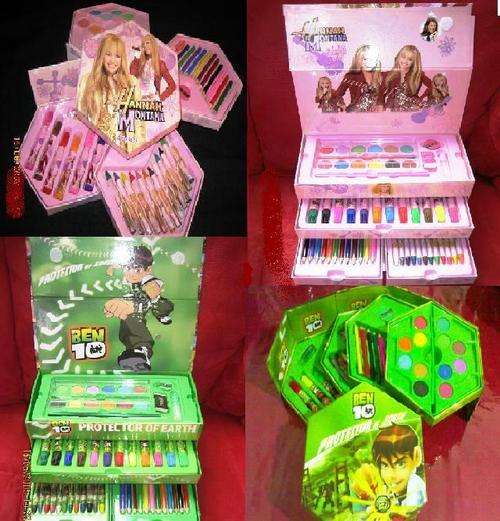 HANNAH MONTANA & BEN 10 ART SETS