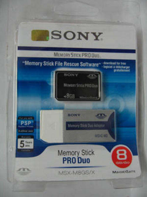 8GB PRO DUO  SONY!!!!