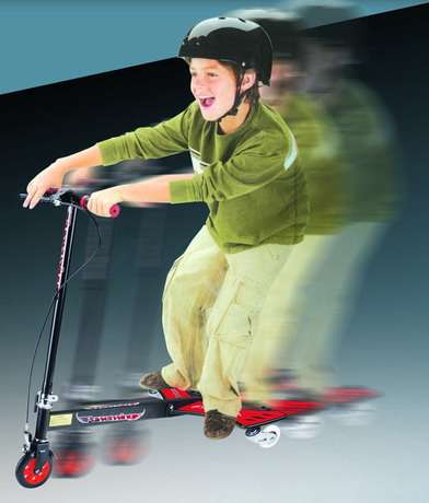 DRIFT SCOOTER   BEN10 =====REAR WHEELS LIGHT UP