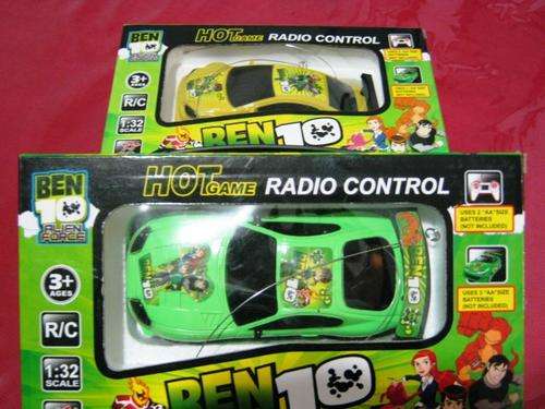 BEN 10 REMOTE CONTROL CAR      GREEN/YELLOW