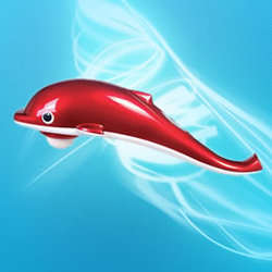 DOLPHIN INFRA RED MASSAGER                           BLUE