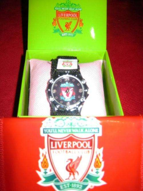 LIVERPOOL SPORTS WATCH AND WALLET