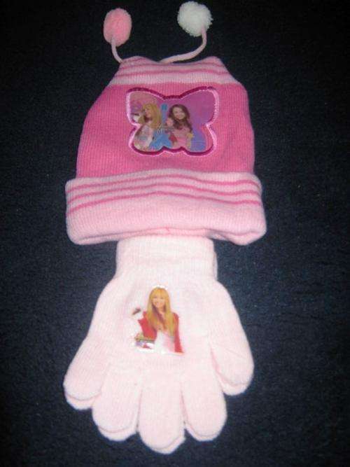 HANNAH MONTANA WARM HAT AND GLOVES