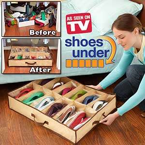 SHOES UNDER ............    THE BEST SHOE STORAGE IDEA YET