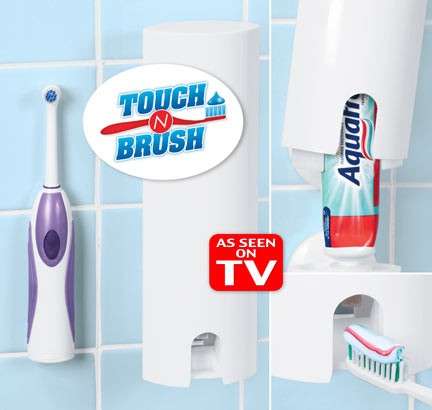 TOUCH N BRUSH           toothpaste dispenser
