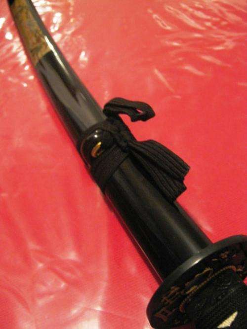 LIMITED EDITION  ULTIMATE SAMURAI KATANA---BLACK--FULL TANG---BATTLE READY---BLOOD GROOVE