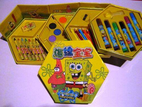 SPONGE BOB SQUARE PANTS ART SET