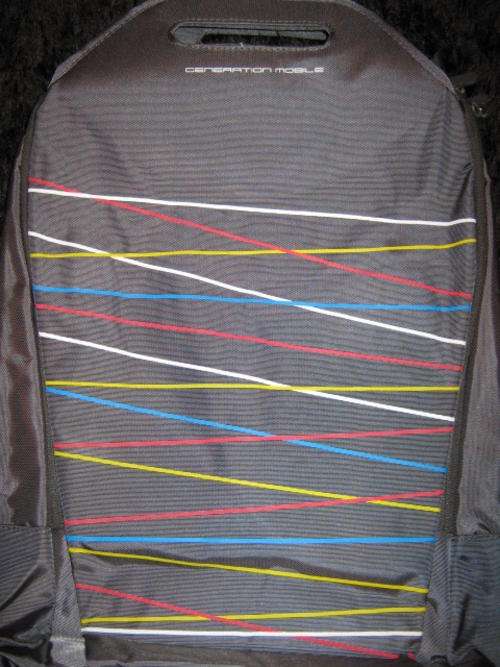 GENERATION MOBILE     GREY  LAPTOP BACKPACK