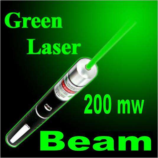 LASER POINTER ---- POWERFUL 200MW GREEN POINTER