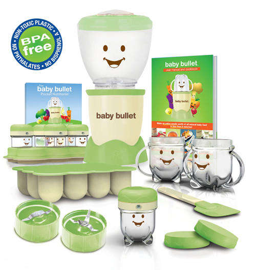 MAGIC BULLET= BABY BULLET  make an entire week of nutritious baby food in 5 minutes
