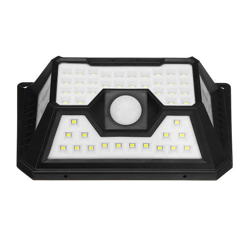 66 LED SOLAR WALL LIGHT  / 1200mAH BATTERY / 3 SETTINGS / 5000k / MOTION DETECTION / USB CHARGING