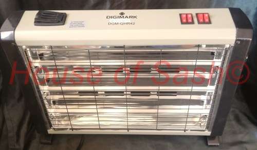 DIGIMARK 3 BAR HEATER / 1500W / BUILT IN FAN and HUMIDIFIER / TIP-OVER PROTECTION