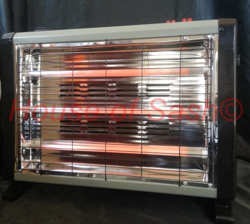 DIGIMARK 3 BAR HEATER / 1500W / BUILT IN FAN and HUMIDIFIER / TIP-OVER PROTECTION