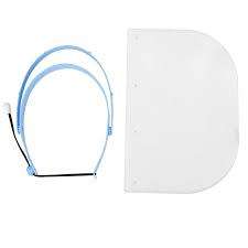 PROTECTIVE FACE SHIELD / 400 MICRONS PET / ELASTICATED BACK FOR ADJUSTMENT