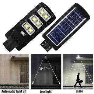 90W SOLAR STREET LAMP / LED SOLAR LIGHT / MOTION SENSOR / IP65 WATERPROOF / REMOTE