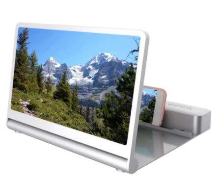12 INCH HD MAGNIFIER  WITH BUILT IN MOBILE BLUETHOOTH SPEAKER
