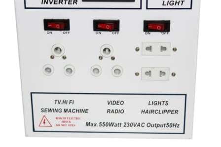 GOLDSTONE 550W INVERTER, BUILTIN LIGHT