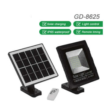 25W SOLAR FLLOD LIGHT / REMOTE CONTROL / WEATHER PROOF
