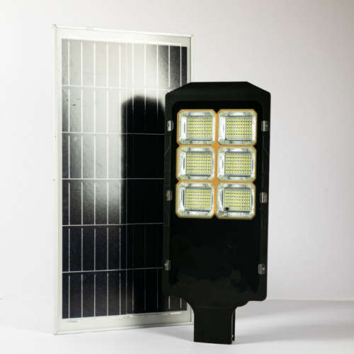 450W SOLAR FLOODLIGHT / REMOTE CONTROL / 3 MODE SETTINGS / POLE INCLUDED