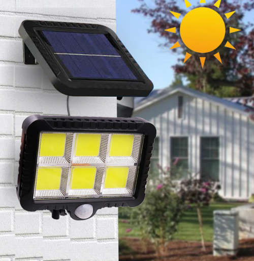 120 COB SPLIT SOLAR WALL LIGHT