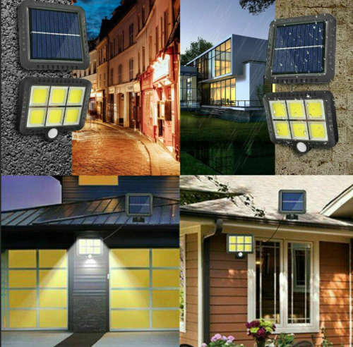 120 COB SPLIT SOLAR WALL LIGHT