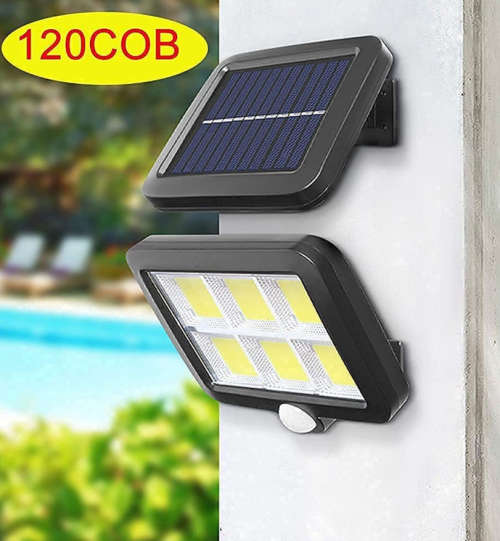 120 COB SPLIT SOLAR WALL LIGHT