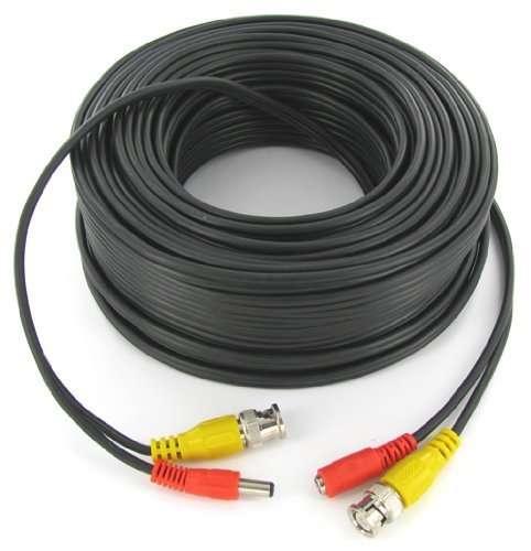 50M CCTV CAMERA SIAMESE COAX CABLE | WITH POWER WIRE