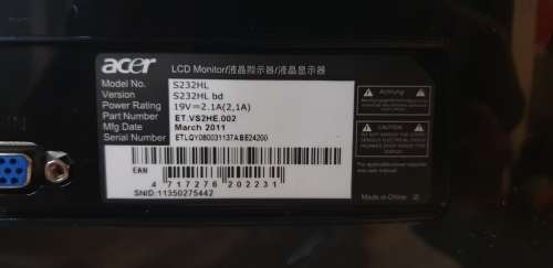 23" FULL HD Monitor